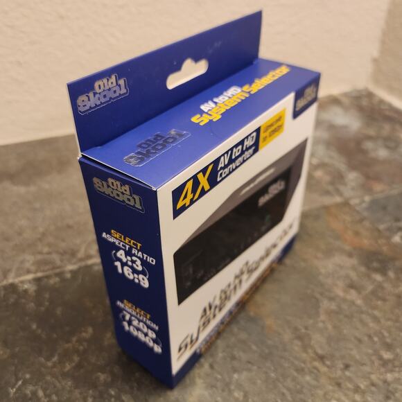 AV to HD 4X Gaming System Selector (NEW) - Old Skool - Picture 5 of 5